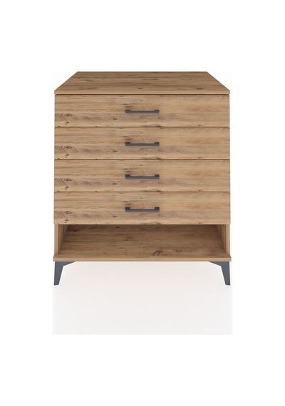 Kronos Şifonyer 4 Çekmeceli 88x59x96 Çam-çam Çam