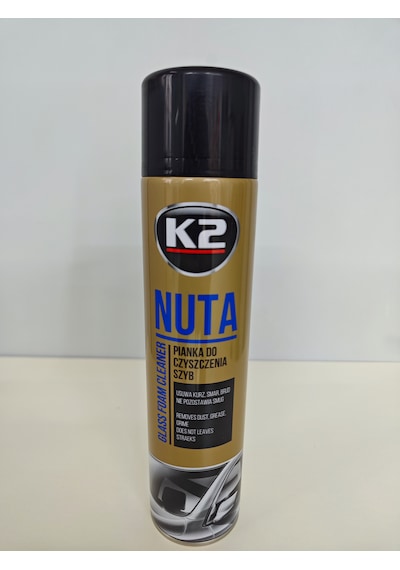 K2 Nuta Cam Temizleme Köpüğü 600ml Pürüzsüz Yüzeyler İçin Etkili Temizlik Sağlar