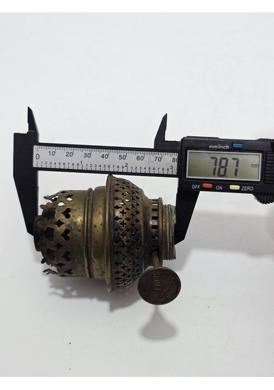 Apollon Antika Gaz Lambası Mekanizma Başlığı 003 Altın