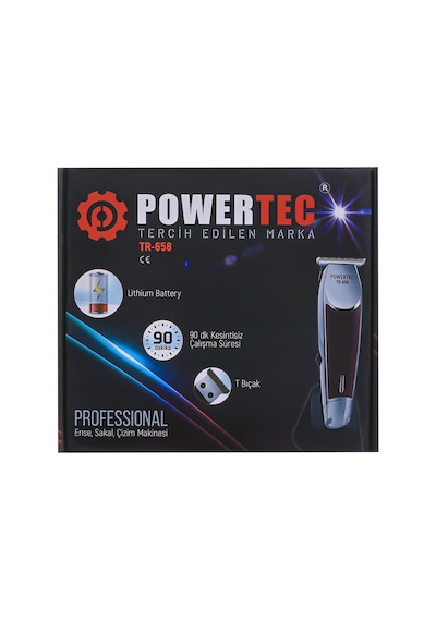 Powertec TR-658 Profesyonel Ense Sakal Çizim Tıraş Makinesi