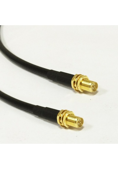 RP SMA Dişi - RP SMA Dişi Wireless Anten Kablosu 10 Metre