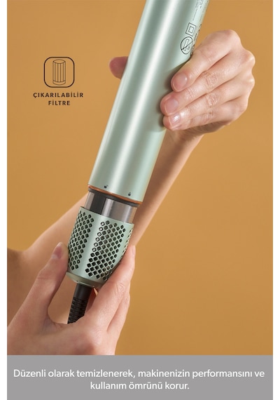 Homend Hairmony 4606H Saç Kurutma ve Şekillendirme Seti Su Yeşili