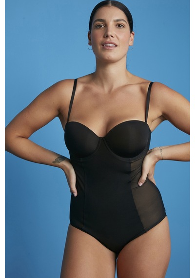 Penti Siyah Premium Bodysuit Korse