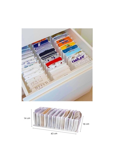 Akordiyon Çekmece Düzenleyici Organizer 11 Gözlü Diğer