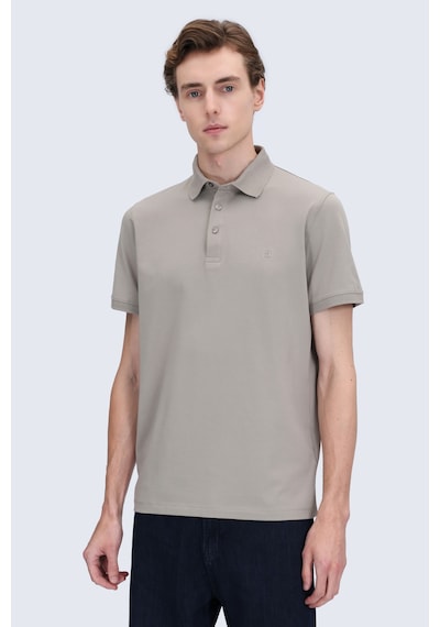 Hatemoğlu Vizon Regular Fit Polo Yaka Pamuklu Tişört