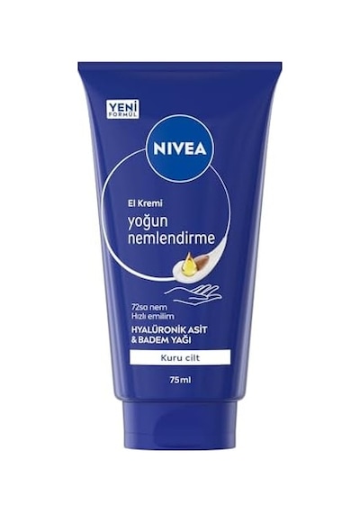 Yoğun Nemlendirici El Kremi 72 Ml, Hızlı Emilir, Hyaluronik Asit, Yağı, Kuru Ciltler