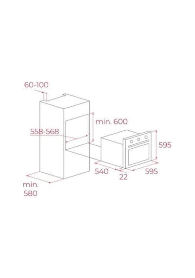 Teka  Hak 625 Börek Şefim Wh-GBC 75030 WH-TVT 60.1 Wh Beyaz Ankastre Set