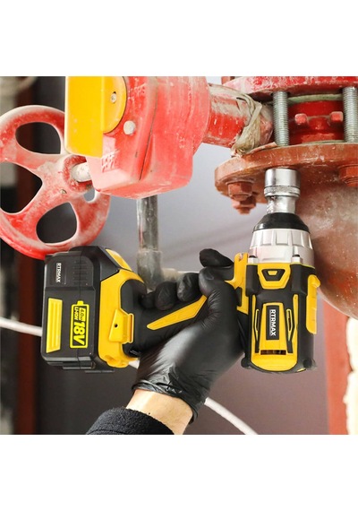 Kömürsüz Akülü Somun Sıkma 18v 1/2 250nm 2x4.0 Ah Akü Rtrmax X-lıon - Rtx2028