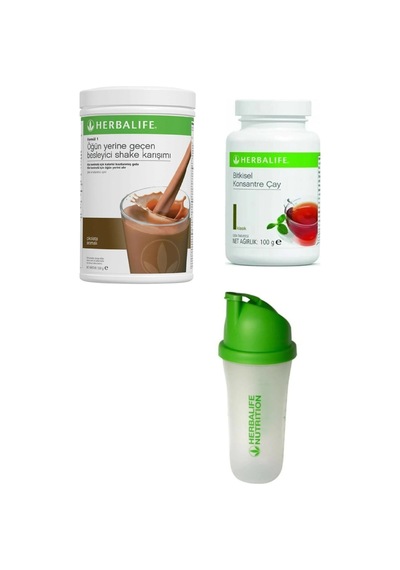 Herbalife Set Çikolata Shake 100 Gr Klasik Çay Ve Shaker