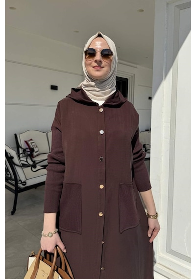 Rabia Şamlı Ada Modal Kap Kahve Çok Renkli