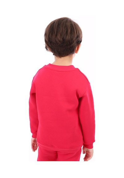 Toontoy Unisex Çocuk Baskılı Sweatshirt Fuşya