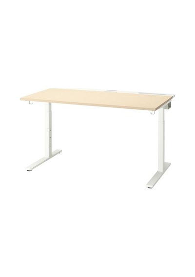 Ikea Mıttzon Çalışma Masası Tablası, Huş Kaplama, 140x68 Cm Çok Renkli Ikea Mıttzon Çalışma Masası Tablası, Huş Kaplama, 140x68 Cm Çok Renkli