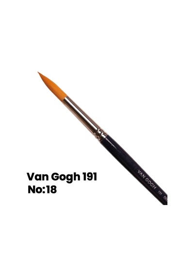 Van Gogh Sulu Boya Fırçası Yuvarlak Uçlu Seri 191 No 18
