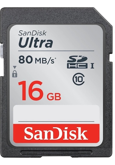 Sandisk Sdsquns 16gb 80mb/s Sd Kart