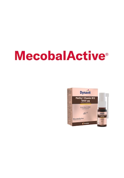 Dynavit Vitamin B12 1000mcg 10ml Dilaltı Sprey- Aile Boyu B12 Vitamini - Methylcobalamin Hafıza & Enerji