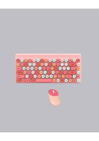Mey İthalat Retro Tarz Bluetooth 5.1 Klavye Win/osx/android/ios Uyumlu