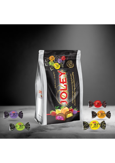 Evliya Şekerleme ve Çikolata Joley Black Quadro Poşet 1 KG