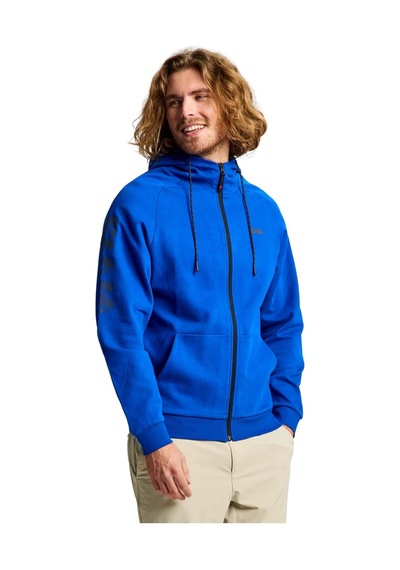 Slam Slam Logo Fz Hoodie Erkek Mavi Sweatshirt W11 Mavi
