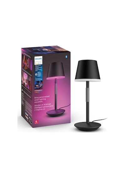 Philips Hue Go Belle Taşınabilir Masa Lambası Siyah