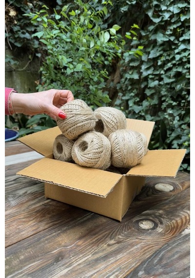 Jüt İpi Paketleme İpi 100 Metre 10 Adet