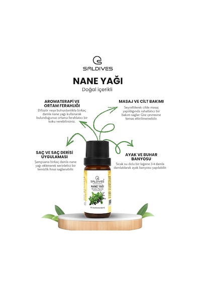 Saldives Nane Yağı 10 ML