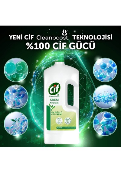 Krem Temizleyici Amonyaklı 1500ml Diğer