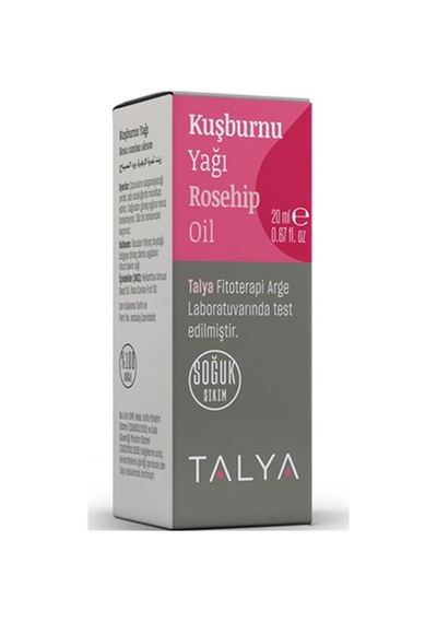 Talya Soğuk Sıkım %100 Saf ve Doğal Kuşburnu Yağı 20 ML
