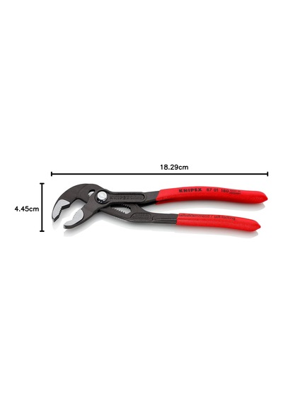 Knipex Cobra , Su Pompası Pensesi Boru Anahtarı, Krom Vanadyum, 59608356