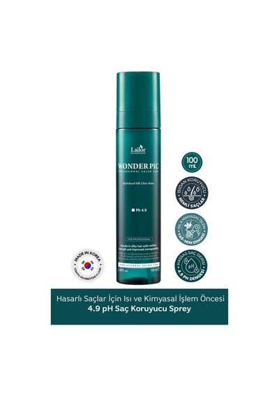 Lador Hasarlı Saçlar İçin Kurutma ve Kimyasal İşlem Öncesi Saç Koruyucu Sprey Lador Wonder Pic Hair Water