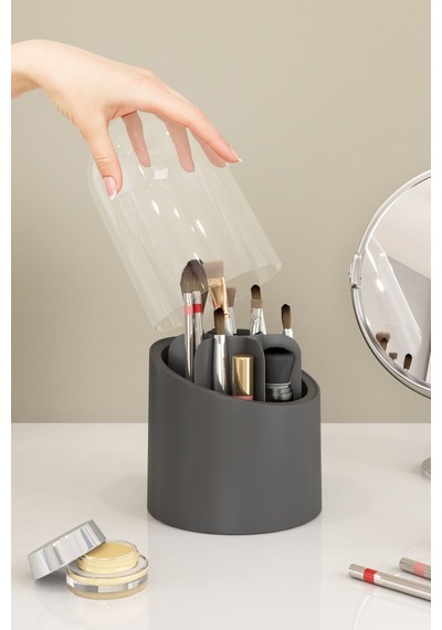 Aqua Makyaj Kozmetik Ve Fırçalık Düzenleyici Organizer 2'li Set