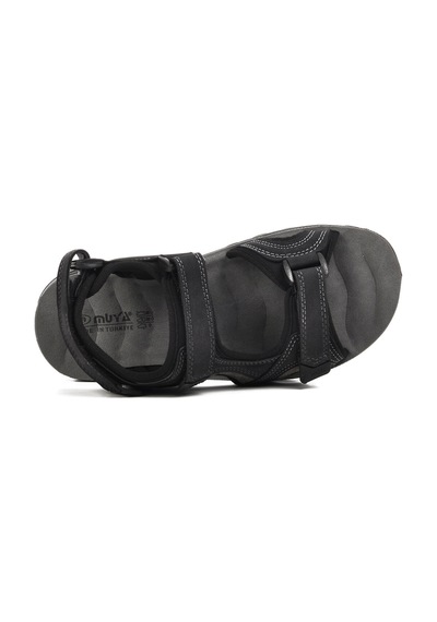 Muya Siyah Unisex Düz Sandalet 31504 Taurus G Siyah