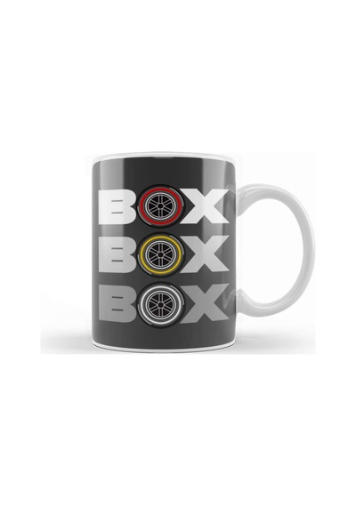 Box Box Box Kupa Bardak Porselen Karışık