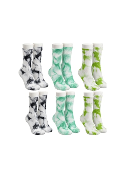 Genel Unisex Batik Desenli Çorap 6'lı Set Renkli Pamuklu Uzun Soket Dikişsiz Çok Renkli / 39-44 / 6 Adet Çok Renkli Genel Unisex Batik Desenli Çorap 6'lı Set Renkli Pamuklu Uzun Soket Dikişsiz Çok Renkli / 39-44 / 6 Adet Çok Renkli