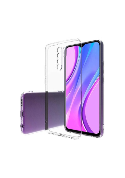 Cosmotex Newface Xiaomi Redmi 9 Kılıf Lüx Şeffaf Silikon - Şeffaf