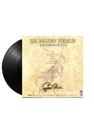 Sezen Aksu - Işık Doğudan Yükselir Plak