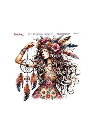Ütü İle Rub On Transfer Kağıdı 30x30cm Rb-581