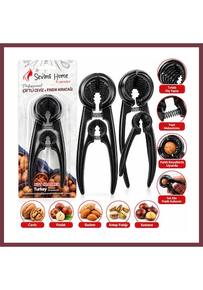 Storeşahin Fındık & Ceviz Kıracak 2pcs Shn0720 Çok Renkli