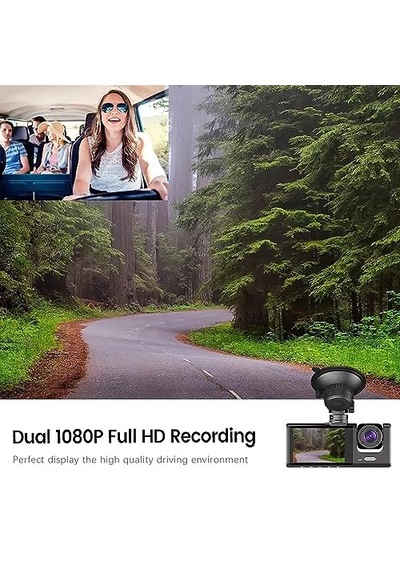 Dual 4k Wi-fi S Araç Içi Arka Kamera Siyah Diğer