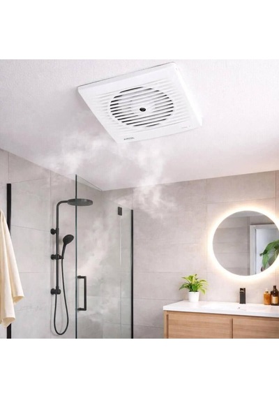 Aircol Otomatik Panjurlu Tuvalet Ve Banyo Fanı / Aspiratörü 160 M³/h - Aircol 120 Op