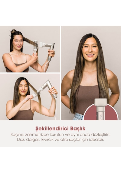 Shark FlexStyle 5-in-1 HD446SLEU Saç Kurutma & Şekillendirme Sistemi - Stone