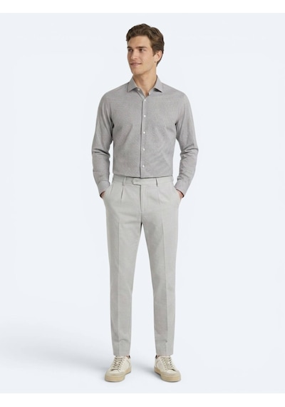 Kip Taş Kumaş Relaxed Fit Casual Pamuk Karışımlı Pantolon