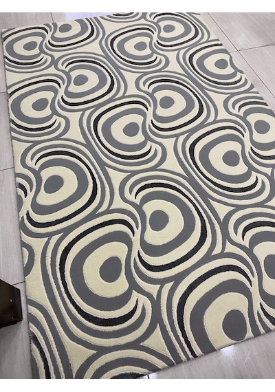 Saray Halı Vizyon 11338 Ws 200X300 Gri Krem 6 M2 Sık Halı !