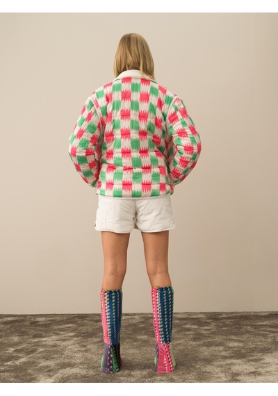 Xint Ekru Oversize Mont 400593 Beyaz