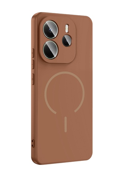 Zore Redmi Note 14 4g Kılıf M-safe Şarj Özellikli Nvth Meta Kapak - Siyah