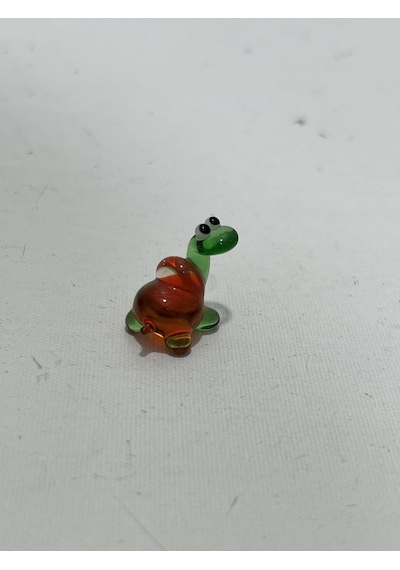 El Yapımı Mini Murano Cam Kaplumbağa Biblo A160-06