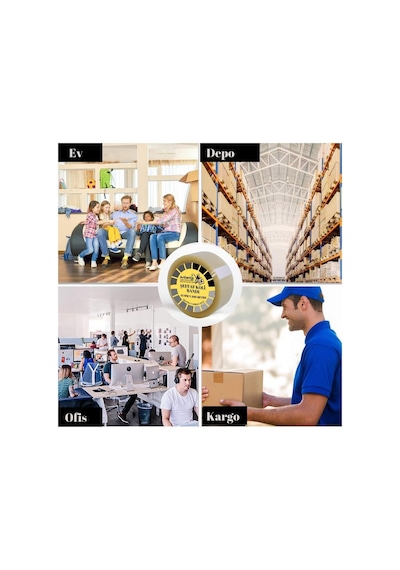 Koli Bandı Şeffaf 45x100 6 Lı 1 Paket Artlantis Koli Bantı 45 100 Ambalajlama Bandı Şeffaf Ekstra Yapıştırma Diğer