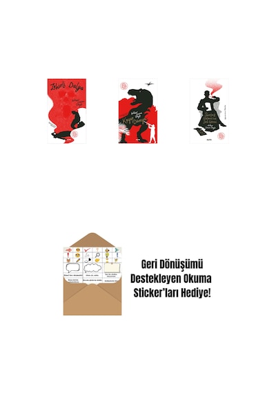 Zehirli Dalga + Kayıp Dünya + Sherlock Holmes'un Son Görevi + Okuma Sticker'ları