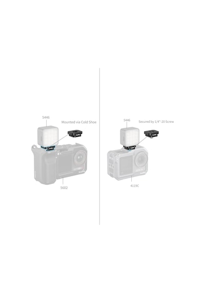 Smallrig 5472 Metal Ayak Bağlantılı Montaj Plakası 4 Adet