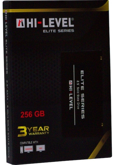 HI-LEVEL ELITE SERIES 256GB 560/540MB/s 2.5"  SATA 3.0 SSD HLV-SS