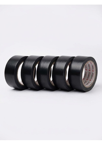 Hasbros Slikonize Bant Siyah Koli Bandı / 45 Mm X 100 Metre / 10 Adet